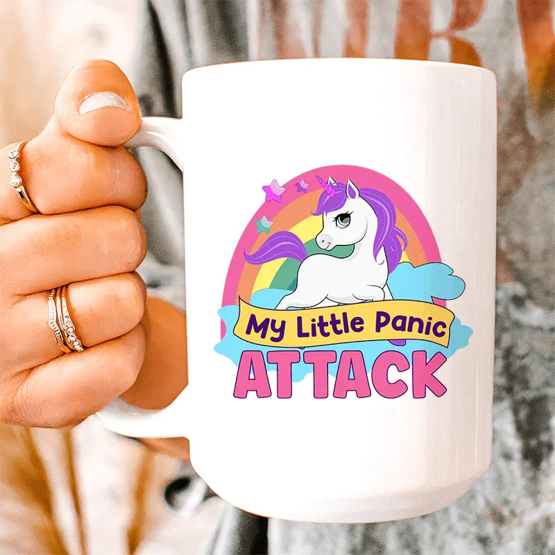 My Little Panic Attack Ceramic Mug 15 oz Peachy Sunday