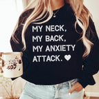 My Neck My Back Sweatshirt Peachy Sunday