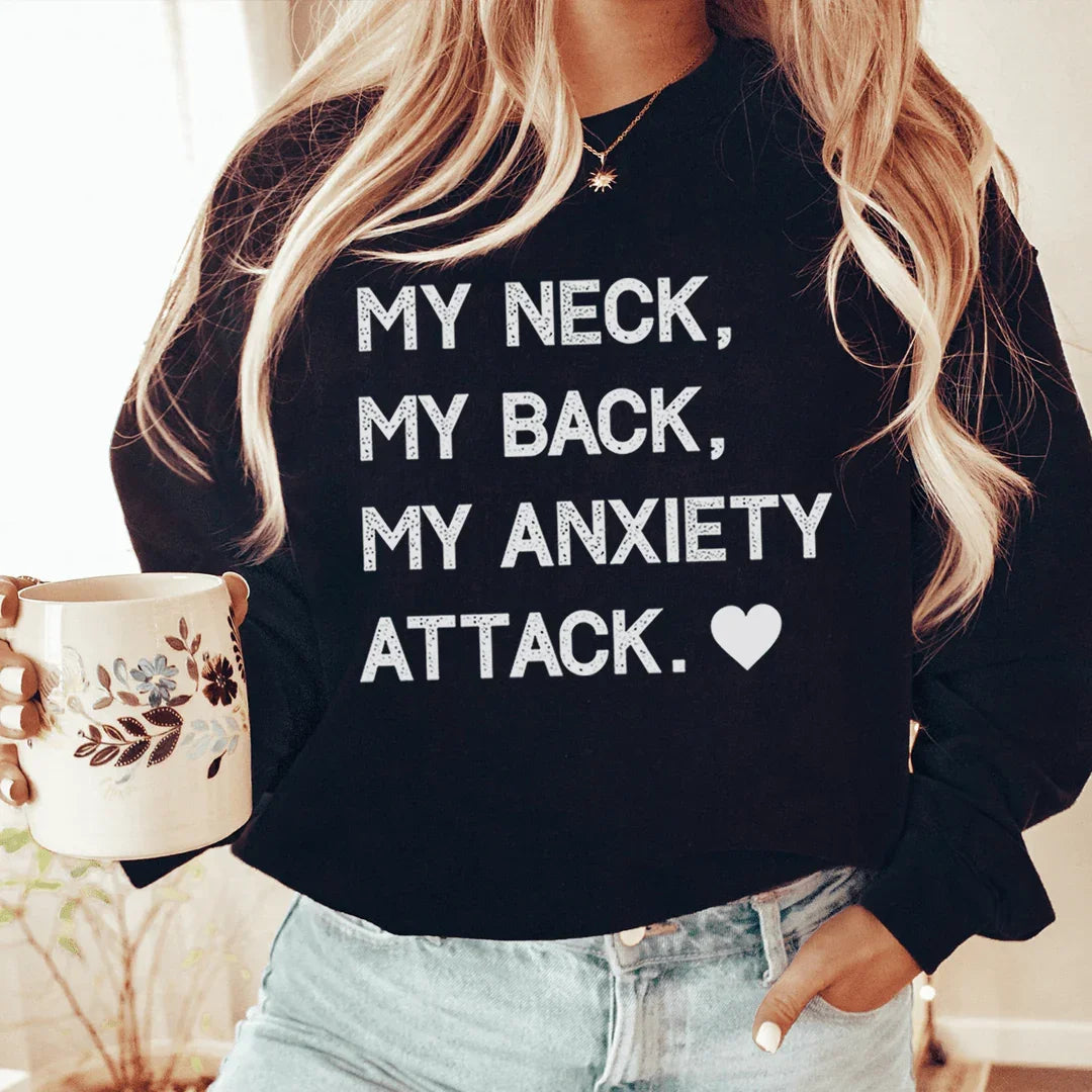 My Neck My Back Sweatshirt Peachy Sunday