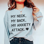 My Neck My Back Sweatshirt Peachy Sunday