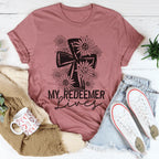 My Redeemer Lives Tee Peachy Sunday