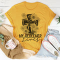 My Redeemer Lives Tee Peachy Sunday