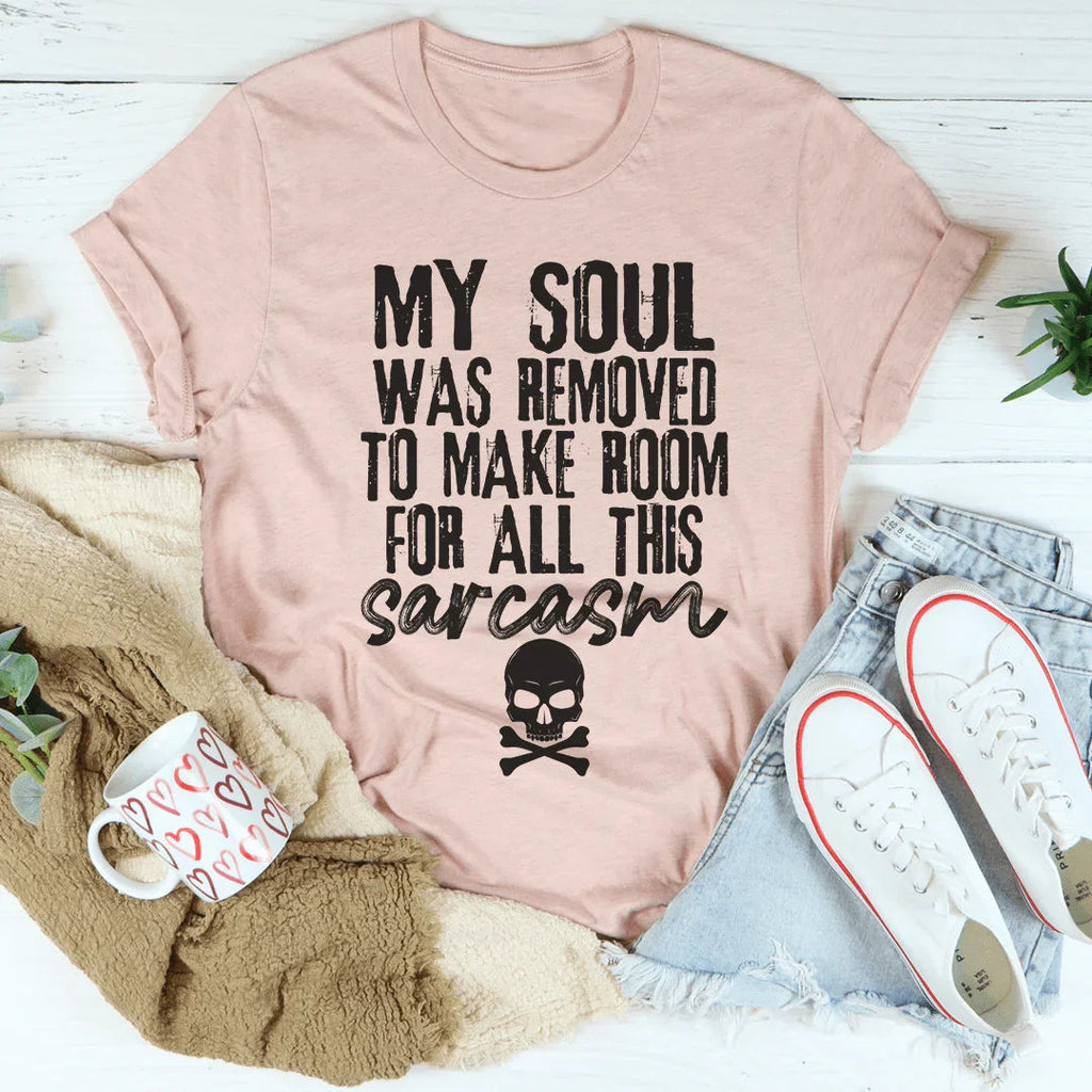My Soul Was Removed Tee Peachy Sunday