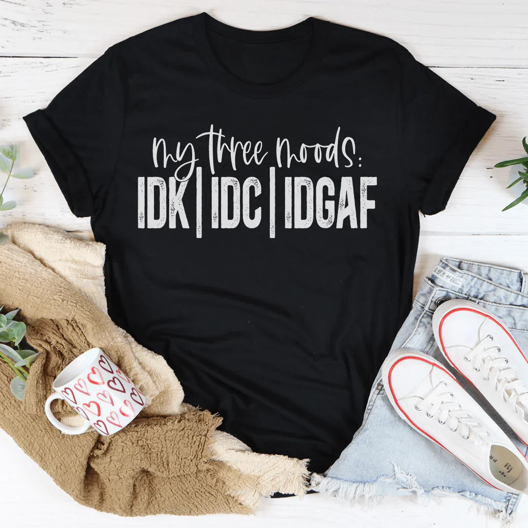 My Three Moods Tee Peachy Sunday