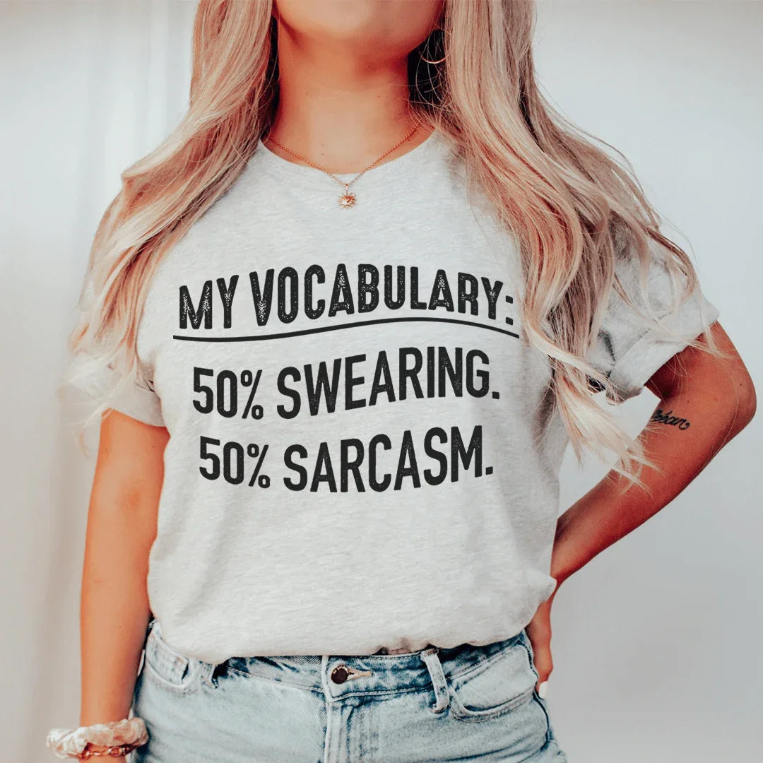 My Vocabulary Tee Peachy Sunday