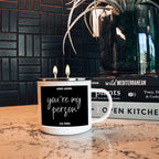 16oz Reusable Metal Candle Mug Scented Candle With Custom Label Color Option BandsCo Straps
