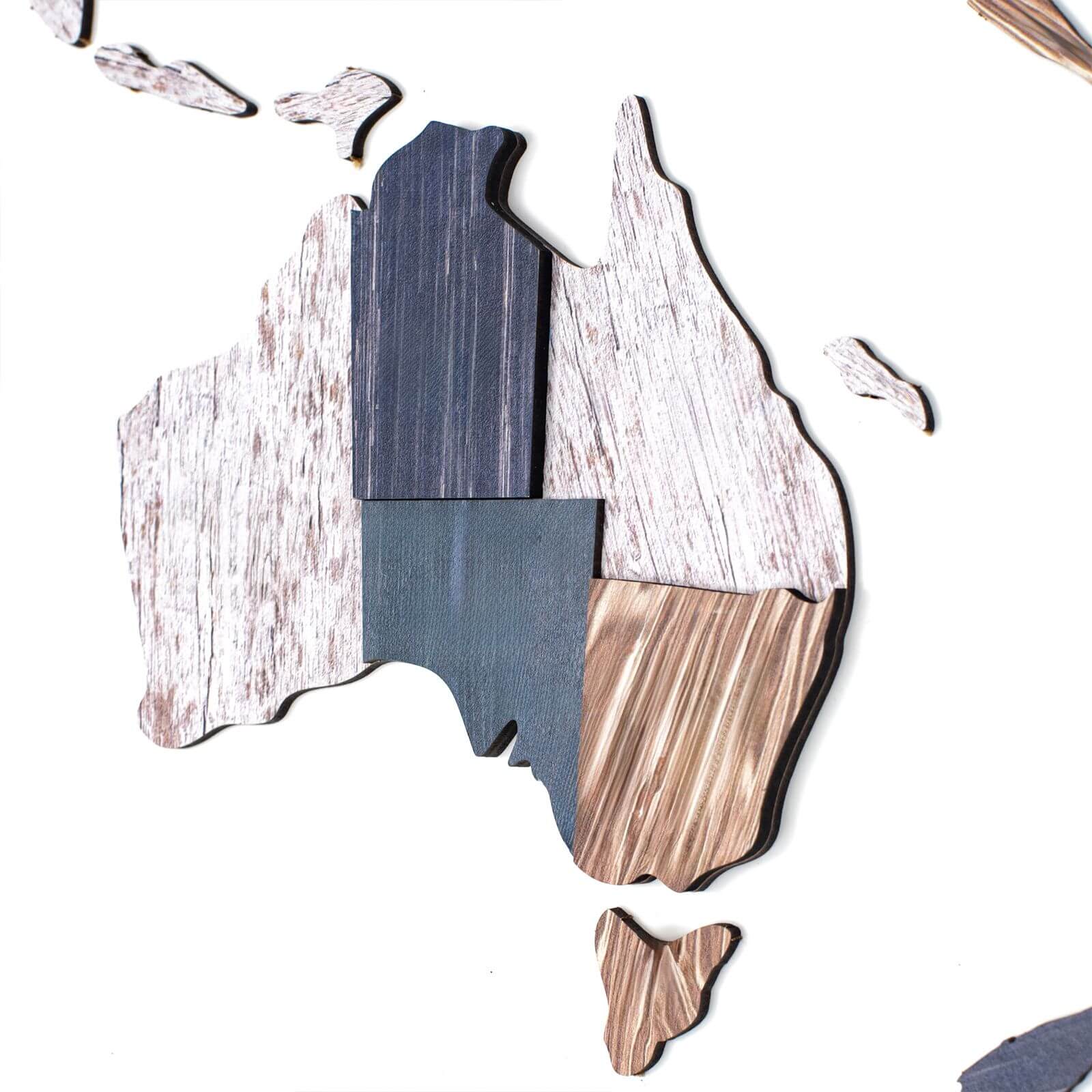 3D Wooden World Map Mystery Enjoy The Wood