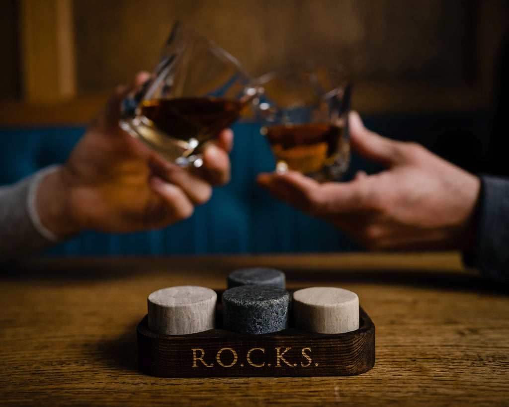 The Gentleman's Essentials - Whiskey Stones & Grooming Kit Gift Set Pi-Mart