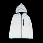 Solid Color Zipper Decoration Reflective Jacket Men's Jacket Pi-Mart