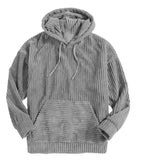 Essentials Hooded Corduroy Pullover for Men (One Piece) Pi-Mart