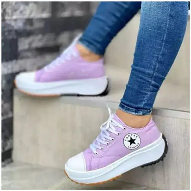 Canvas Comfort Sneakers Pi-Mart
