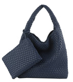 Commuter Hobo Bag Large Woven Purse 2 in 1 - SJB-DIAMOND ELITES