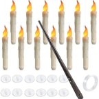 LED Floating Candles With Candle Sticks Pi-Mart