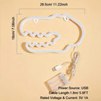 Dinosaur Shaped LED Neon Sign for Home Decor Lootquake LLC