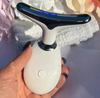 Beauty Facial Massager, 7 Color Wavy Acne Beauty Microcurrent Facial Device Skin Firming for Face Neck Beauty Device, Lootquake LLC