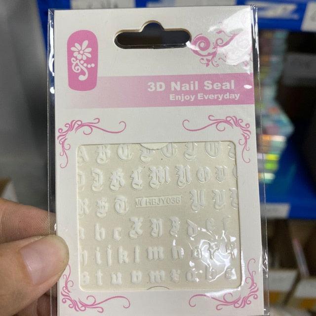 Nail Art Stickers Red Lips Nails Decals Sticker Hot Sexy Girl Tip Back Glue Decal Cool Lollipop Self Adhesive Acrylic Tips Tool Decoration White Feather Lace Flower Leaf Carving Design Exquisite Pattern Nail Art Supplies Self-Adhesive Nail Stevvex