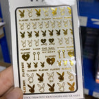 Nail Art Stickers Red Lips Nails Decals Sticker Hot Sexy Girl Tip Back Glue Decal Cool Lollipop Self Adhesive Acrylic Tips Tool Decoration White Feather Lace Flower Leaf Carving Design Exquisite Pattern Nail Art Supplies Self-Adhesive Nail Stevvex