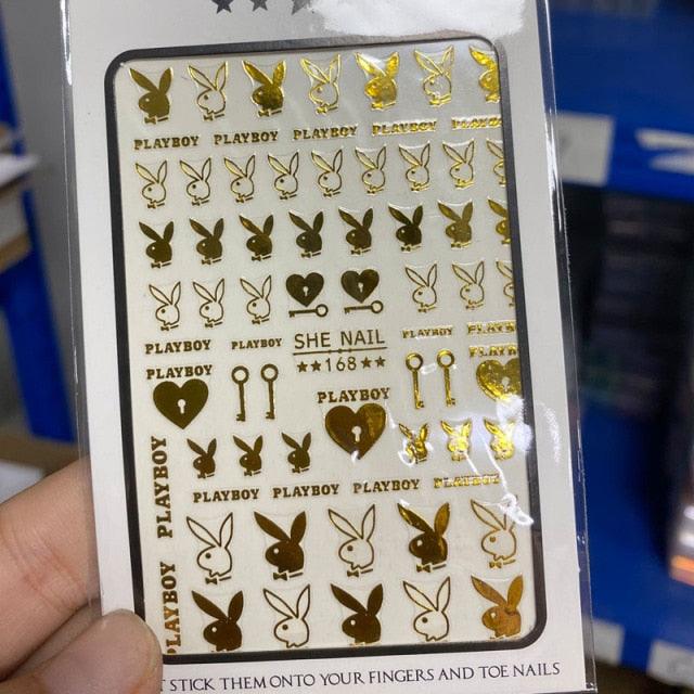 Nail Art Stickers Red Lips Nails Decals Sticker Hot Sexy Girl Tip Back Glue Decal Cool Lollipop Self Adhesive Acrylic Tips Tool Decoration White Feather Lace Flower Leaf Carving Design Exquisite Pattern Nail Art Supplies Self-Adhesive Nail Stevvex