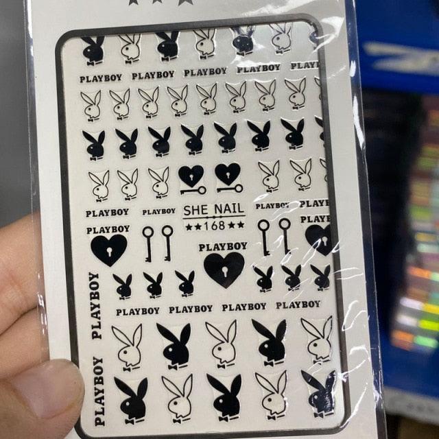 Nail Art Stickers Red Lips Nails Decals Sticker Hot Sexy Girl Tip Back Glue Decal Cool Lollipop Self Adhesive Acrylic Tips Tool Decoration White Feather Lace Flower Leaf Carving Design Exquisite Pattern Nail Art Supplies Self-Adhesive Nail Stevvex