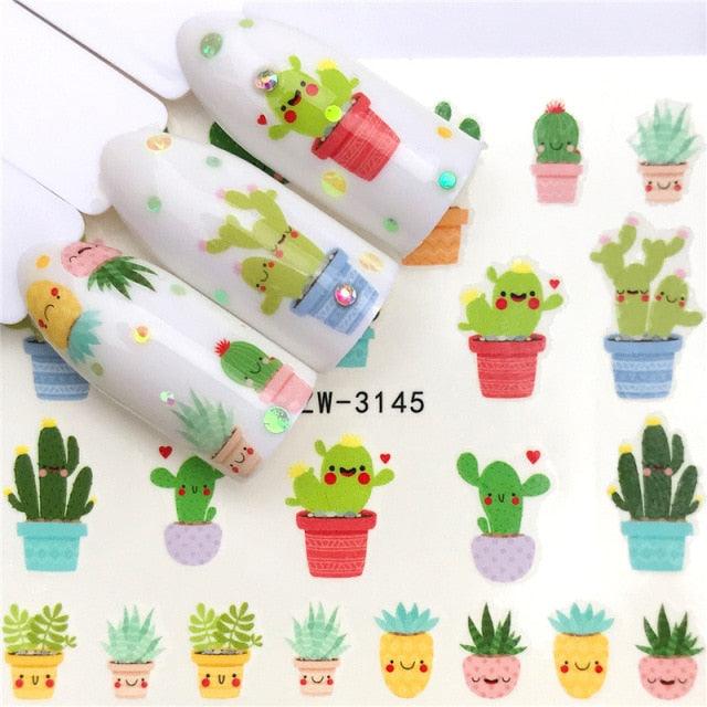 Nail Art Water Transfer Stickers Anime Mouse Animal Kid slider adhesive Watermark Decals Women Beauty Wedding Nails  Decal Self-Adhesive 3D Wave Design Decoration for Women Girls Art Stickers Decal Decoration Metallic Curve Strip Line Nail Stevvex