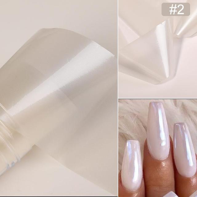 Nail Foils Marble Flower Series Iridescent Nail Art Transfer Sticker Paper Slider Nail Water Decal Design Manicures Decorations  Art Manicures Decoration New Gold Nail Transfer Foils for Nail Arts Nails Supply Holographic Effect Nail Art Foil Stickers Hol Stevvex