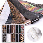 Nail Foils Marble Flower Series Iridescent Nail Art Transfer Sticker Paper Slider Nail Water Decal Design Manicures Decorations  Art Manicures Decoration New Gold Nail Transfer Foils for Nail Arts Nails Supply Holographic Effect Nail Art Foil Stickers Hol Stevvex