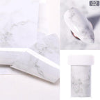 Nail Foils Marble Flower Series Iridescent Nail Art Transfer Sticker Paper Slider Nail Water Decal Design Manicures Decorations  Art Manicures Decoration New Gold Nail Transfer Foils for Nail Arts Nails Supply Holographic Effect Nail Art Foil Stickers Hol Stevvex
