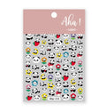 Nail Glue Stickers Stars Moon Cartoon Rabbit Panda Flower Nail Decoration Decals Nail Sticker Nail Art Decorations Design Decoration Acrylic Nail Supplies Designer Nail Decorations for Women Girls Kids 3D Nail Art Stickers Decals Stevvex