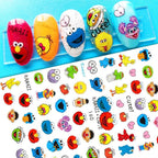 Nail Stickers Cute Rabbit Nail Art Decorations No Face Man Nail Sliders For Manicure Women Kids Girls Manicure Decoration Nail Art Supplies 3D Self-Adhesive Nail Decals Designer Nail Stickers for Acrylic Nails