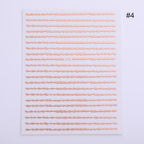 Nail Strip Stickers Black Gold Rose Gold Silver Metal Strip Tape Nail Art Adhesive Foil Tips Nail Sticker Decals Metallic Curve Strip Line Nail Decal Self-Adhesive 3D Wave Design Decoration for Women Girls Tape Nail Art Stickers Decal Decoration Stevvex
