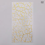 Nail Strip Stickers Black Gold Rose Gold Silver Metal Strip Tape Nail Art Adhesive Foil Tips Nail Sticker Decals Metallic Curve Strip Line Nail Decal Self-Adhesive 3D Wave Design Decoration for Women Girls Tape Nail Art Stickers Decal Decoration Stevvex