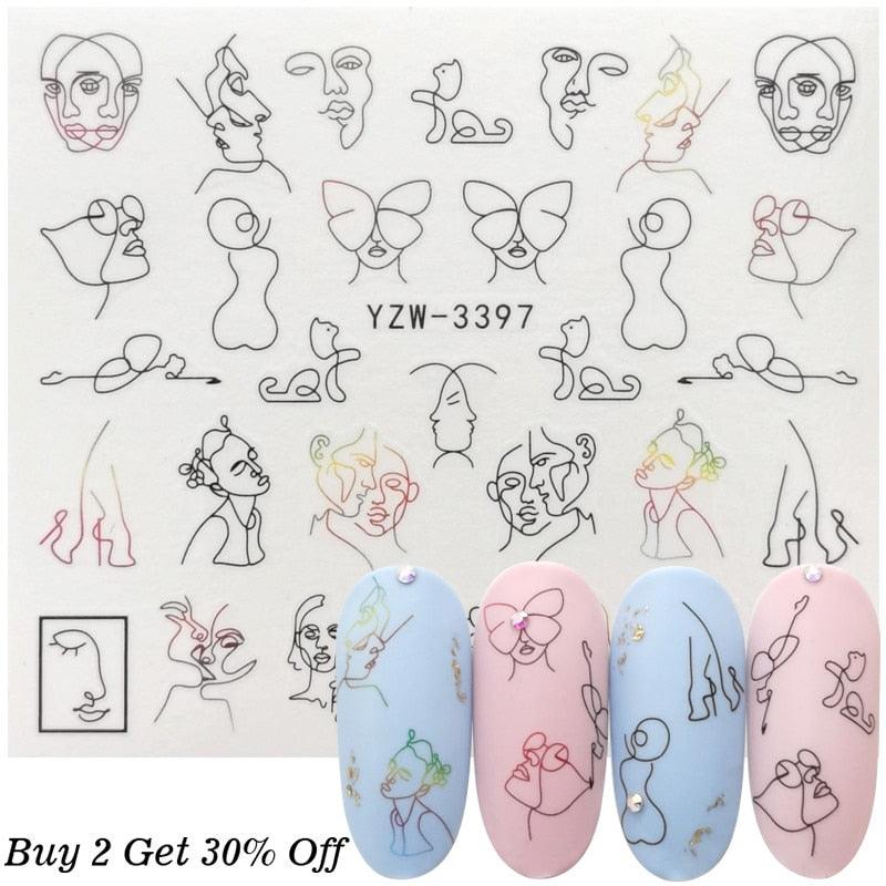 Nail Watermark Decals Sexy lips Middle finger Sexy girl Water Transfer Slider Russia Words Manicure Tattoos Sliders For Manicure Women Kids Girls Manicure Decoration Nail Art Supplies 3D Self-Adhesive Nail Decals Designer Nail Stickers for Acrylic Nails Stevvex