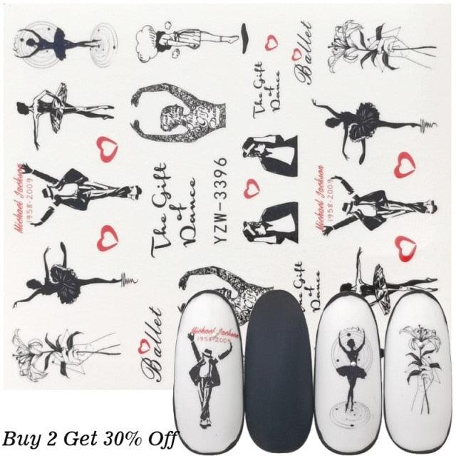 Nail Watermark Decals Sexy lips Middle finger Sexy girl Water Transfer Slider Russia Words Manicure Tattoos Sliders For Manicure Women Kids Girls Manicure Decoration Nail Art Supplies 3D Self-Adhesive Nail Decals Designer Nail Stickers for Acrylic Nails Stevvex