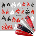 Nail Watermark Decals Sexy lips Middle finger Sexy girl Water Transfer Slider Russia Words Manicure Tattoos Sliders For Manicure Women Kids Girls Manicure Decoration Nail Art Supplies 3D Self-Adhesive Nail Decals Designer Nail Stickers for Acrylic Nails Stevvex