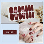 Nail Wraps Polish Decals Strips Golden Glitter 3D Adhesive Full Nail Art Stickers Manicure Kits Women Nail Decorations Accessories Metal Curve Stripe Lines Design Letter Nail Sticker Adhesive Decoration Template Nail Tool Decorations