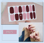 Nail Wraps Polish Decals Strips Golden Glitter 3D Adhesive Full Nail Art Stickers Manicure Kits Women Nail Decorations Accessories Metal Curve Stripe Lines Design Letter Nail Sticker Adhesive Decoration Template Nail Tool Decorations