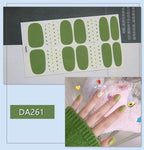Nail Wraps Polish Decals Strips Golden Glitter 3D Adhesive Full Nail Art Stickers Manicure Kits Women Nail Decorations Accessories Metal Curve Stripe Lines Design Letter Nail Sticker Adhesive Decoration Template Nail Tool Decorations