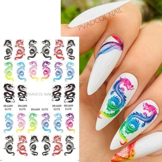 Nails Sticker Money Dollar Wealthy Rich Style Nail Art Stickers Decals Manicure Tip Decal Self Adhesive Acrylic Tips Tool Acrylic Engraved Nail Sticker Nail Art Decoration Self-Adhesive Nail Art Decoration French Black and White Lace Retro Flower Stevvex