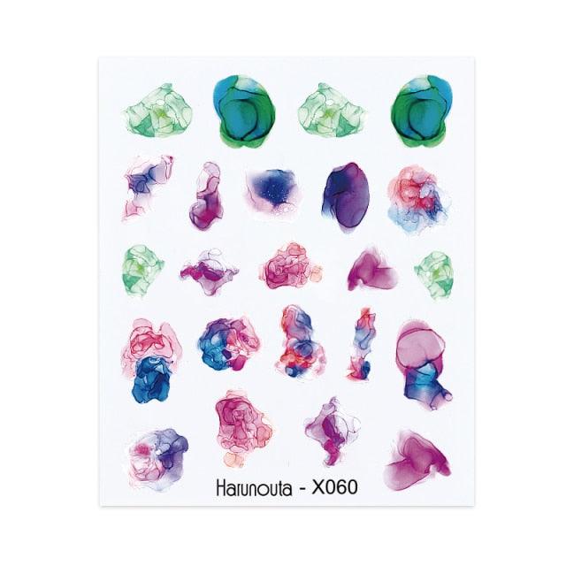 Nails Sticker Nail Art Decorations Flowers Leaves Decals Water Transfer Sliders Woman Face Fruit Foil Manicures Wraps  Water Transfer Nail Decals Sticker For Pretty Girl Self-Adhesive Nail Decals Designer Nail Stickers for Acrylic Decal Stevvex