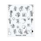 Nails Sticker Nail Art Decorations Flowers Leaves Decals Water Transfer Sliders Woman Face Fruit Foil Manicures Wraps  Water Transfer Nail Decals Sticker For Pretty Girl Self-Adhesive Nail Decals Designer Nail Stickers for Acrylic Decal Stevvex