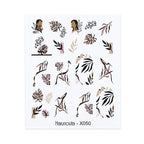Nails Sticker Nail Art Decorations Flowers Leaves Decals Water Transfer Sliders Woman Face Fruit Foil Manicures Wraps  Water Transfer Nail Decals Sticker For Pretty Girl Self-Adhesive Nail Decals Designer Nail Stickers for Acrylic Decal Stevvex