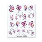 Nails Sticker Nail Art Decorations Flowers Leaves Decals Water Transfer Sliders Woman Face Fruit Foil Manicures Wraps  Water Transfer Nail Decals Sticker For Pretty Girl Self-Adhesive Nail Decals Designer Nail Stickers for Acrylic Decal Stevvex