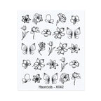 Nails Sticker Nail Art Decorations Flowers Leaves Decals Water Transfer Sliders Woman Face Fruit Foil Manicures Wraps  Water Transfer Nail Decals Sticker For Pretty Girl Self-Adhesive Nail Decals Designer Nail Stickers for Acrylic Decal Stevvex