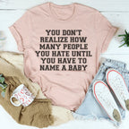 Name A Baby Tee Peachy Sunday
