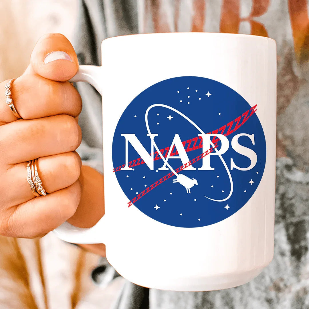 Naps Ceramic Mug 15 oz Peachy Sunday