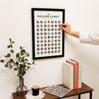 Poster Travel Tracker National Parks USA