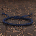 National Style Lucky Red String Bracelet Handmade Braided Knot Charm Bracelets For Women Men Red Bracelet Protection Red Cord Bracelet Adjustable Braided Knot Bracelet