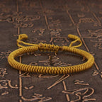 National Style Lucky Red String Bracelet Handmade Braided Knot Charm Bracelets For Women Men Red Bracelet Protection Red Cord Bracelet Adjustable Braided Knot Bracelet