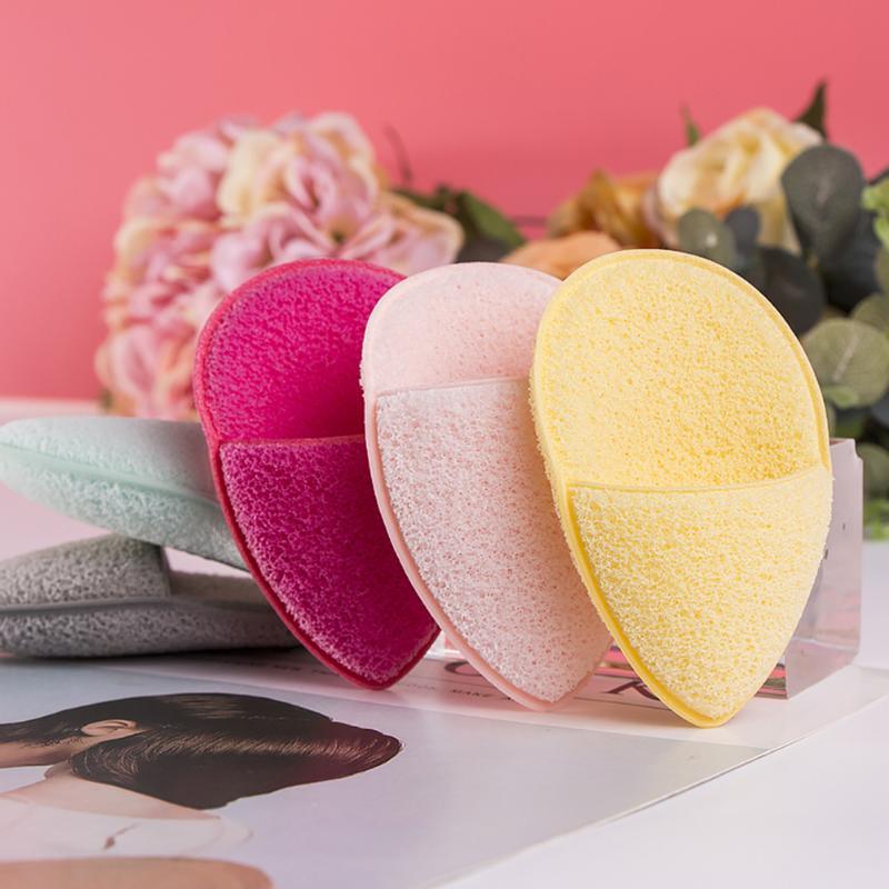 Natural Face Wash Cleansing Sponge Deep Remover Cosmetic Sponges Facial Clean Tool Oval Shape Makeup Cosmetic Remover Facial Skin Cleaner Stevvex