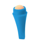 Natural Reusable Oil Resistant Facial Tool Roller Oil Control Rolling Stone Women Makeup Face Skin Care Tool Facial Cleaning Oil Absorption Roller On Ball Suitable for Traveling At Home Or Going Conduct For Facial Massage Stevvex